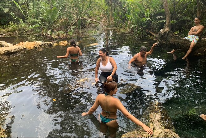 Adventure in Cave and the Guayaney Spring - Inside the cave with a helmet and lamp