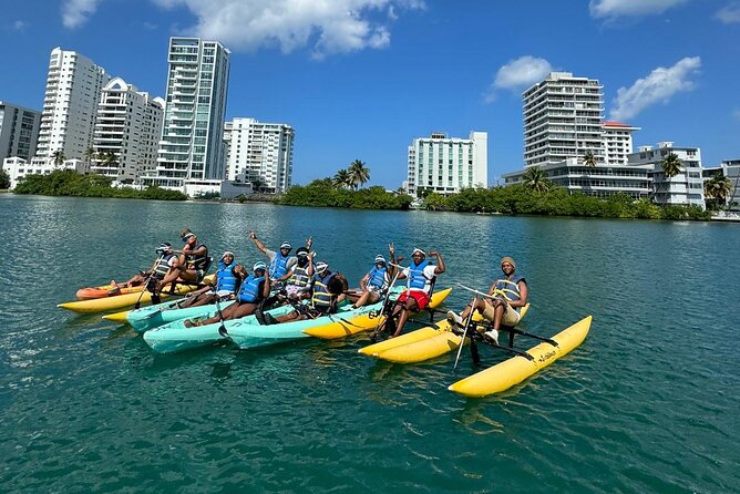 Adventure Water Bike in Condado Lagoon, San Juan - The reserve and its possible wildlife