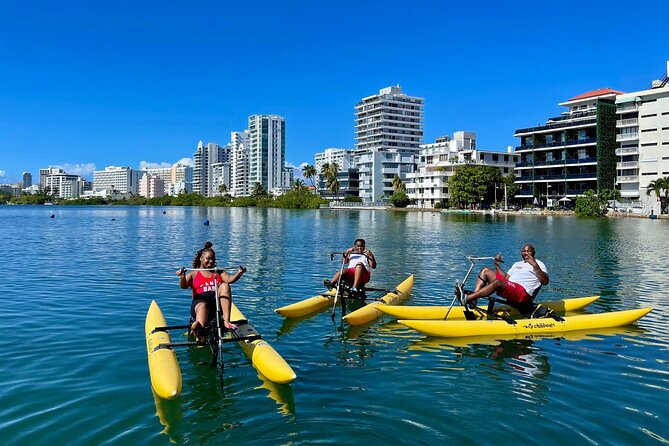 Adventure Water Bike in Condado Lagoon, San Juan - What 45 minutes feels like on the water