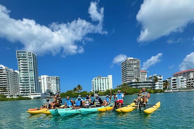 Adventure Water Bike in Condado Lagoon, San Juan - Private outings, families, and mixed groups