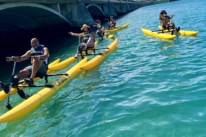 Adventure Water Bike in Condado Lagoon, San Juan - Safety and staff support