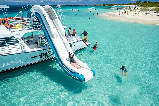All Inclusive Snorkel and Slide Boat Tour: Icacos or Vieques - Leaving Marina Puerto Chico in Fajardo