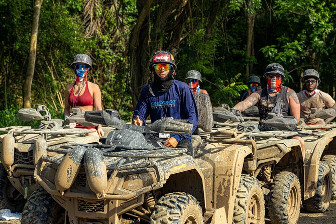 ATV Double Rider Adventure Near San Juan - Hacienda Campo Rico - Learning the controls before the trail