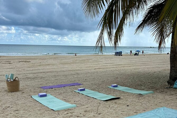 Beach Bliss Yoga in San Juan - A quiet start at Alambique Beach