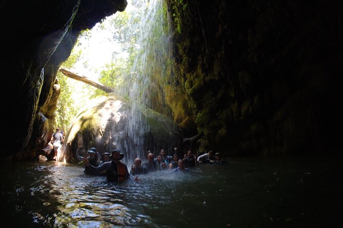Cave Adventure - Charco Azul Caves, Canyon & Waterfall Adventure - Cliff Jumps for a Brave Finish