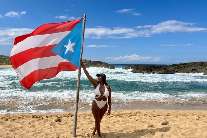 Charco Azul, Hidden Caves, Waterfalls, Beach, Free Adult Drinks - Mar Chiquita Beach: a pretty finish, not a full beach day