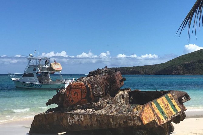 Culebra Power Boat Snorkeling & Beach Tour All Inclusive - Reef snorkeling for roughly 90 minutes
