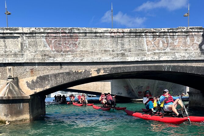 Day Adventure Chiliboats Waterbike – Condado Lagoon - Old San Juan views from a different angle