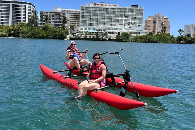 Day Adventure Chiliboats Waterbike – Condado Lagoon - Wildlife watching requires a little luck