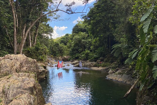 El Yunque Rainforest Morning River and Hike Adventure - Tinajas pool and waterfalls: choose your own level of excitement