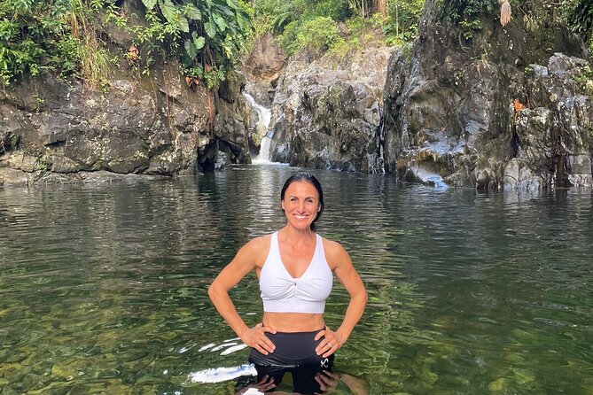 El Yunque Small Group Tour with Luquillo Lunch Stop and Transport - Las Tinajas Falls: swim first, then choose your challenge