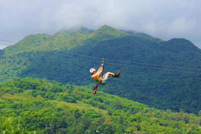 El Yunque Ziplining in Puerto Rico - Five ziplines above Luquillo’s rainforest