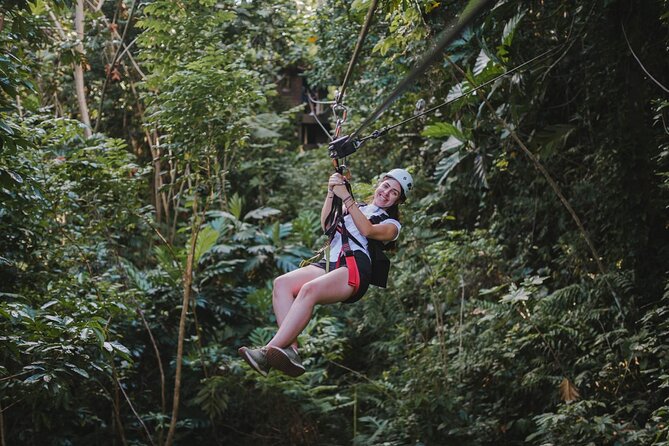 El Yunque Ziplining with River and Beach Visit - Key points at a glance
