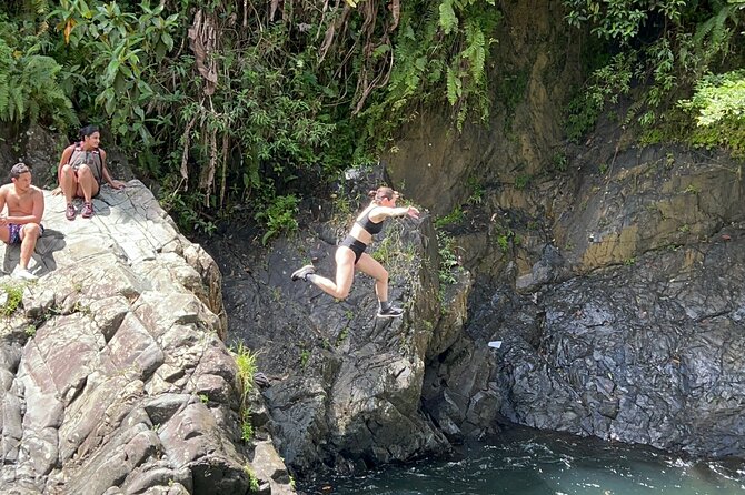 Explore El Yunque: Hiking, Swings & Waterslide (Small Group) - Second pool and the volcanic-rock waterslide