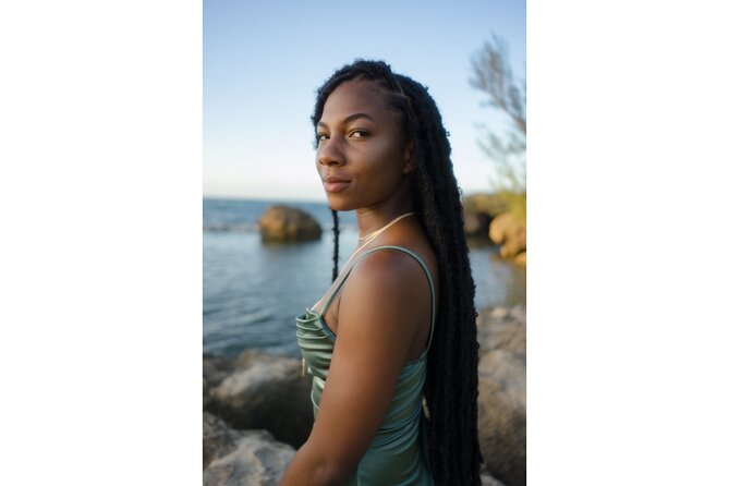 Golden Hour Beach Photo Shoot in San Juan - Four edited photos are included, not four per person