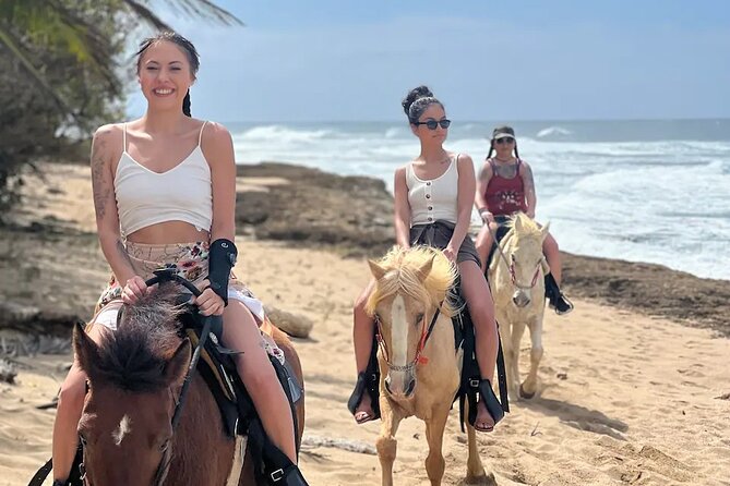 Horseback Ride by the Beach in Aguadilla, Puerto Rico - Learning to ride before leaving