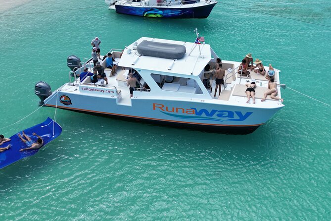Icacos Double Dip Power Catamaran Snorkel & Beach Tour - Leaving Fajardo for the cays