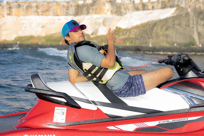 Jet Ski Tour through San Juan Bay - The Cataño Pyramid and the view back to the city
