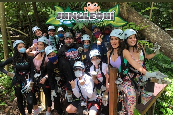 JungleQui Zipline Park at El Yunque National Forest - Two rappels add a different kind of challenge