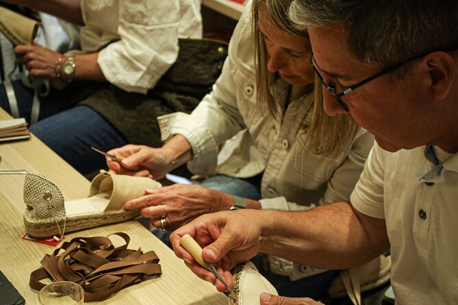 Make Authentic Espadrilles in San Juan - Champagne, snacks, and photos with your finished pair
