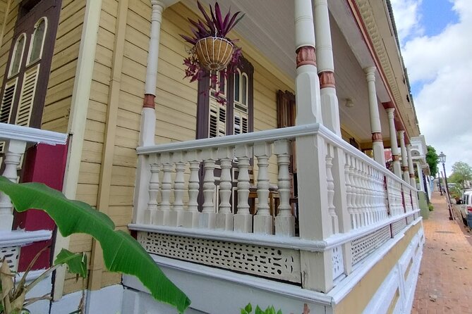 Modern Puerto Rican Cooking Class in a Historic San Germán Home - Sitting down to eat on the terrace