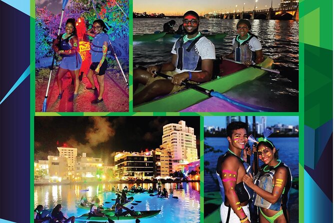 Night Kayak - Condado City Lights Tour - The one-hour route and its limits