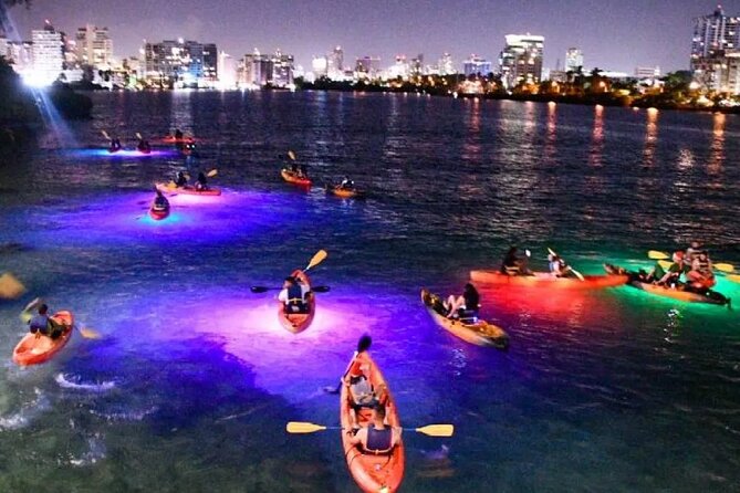 Paddle & Glow LED Kayaking - What the Two-Hour Evening Looks Like