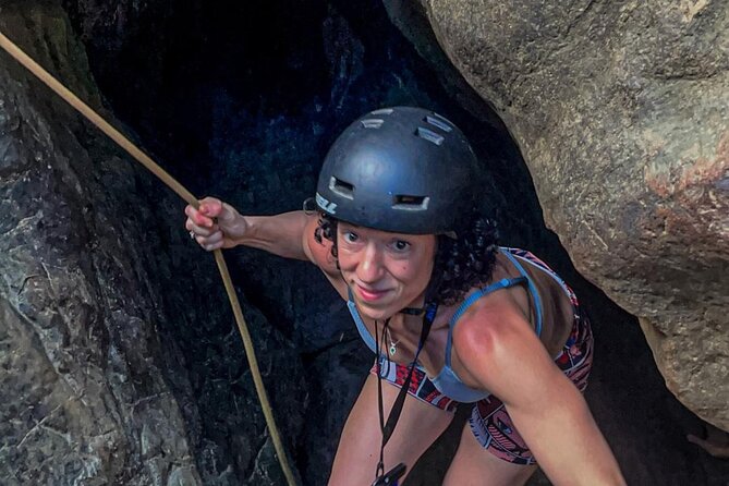 Private - El Yunque Rainforest Puerto Rico Tour - Sliding, swinging, and jumping at the falls