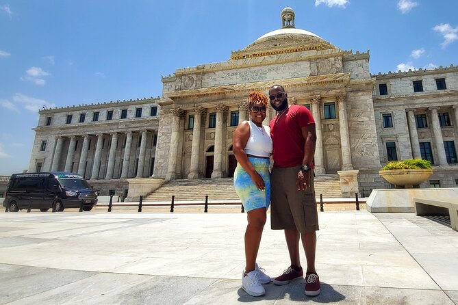 Private & Exclusive Historic Old and New San Juan Tours - Plaza Colón and the city beyond the wall
