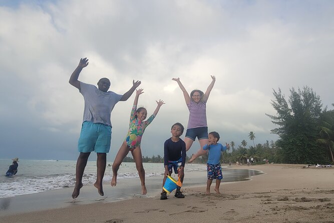 Private MEGA El Yunque Full Day Tour: Rainforest, Rivers, Beaches - El Yunque: a river bath instead of a quick photo stop