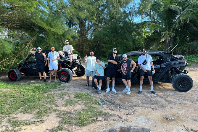 Private San Juan Beach Tour Can-Am UTV Experience Off Road - Piñones food kiosks and local coastal life