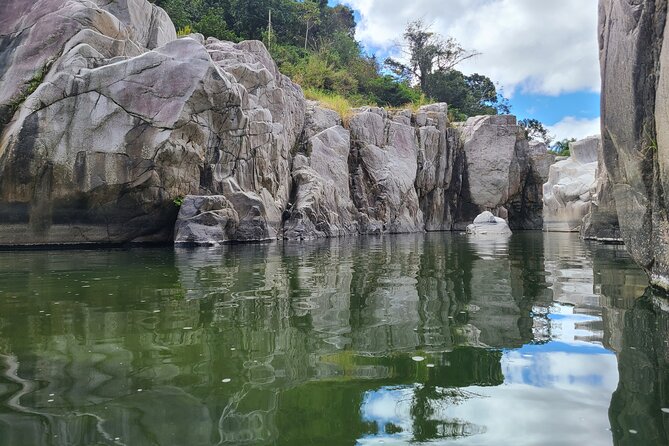 Private Tour of the White Canyon Ancestral Route in Utuado - Entering Cañon Blanco through the water