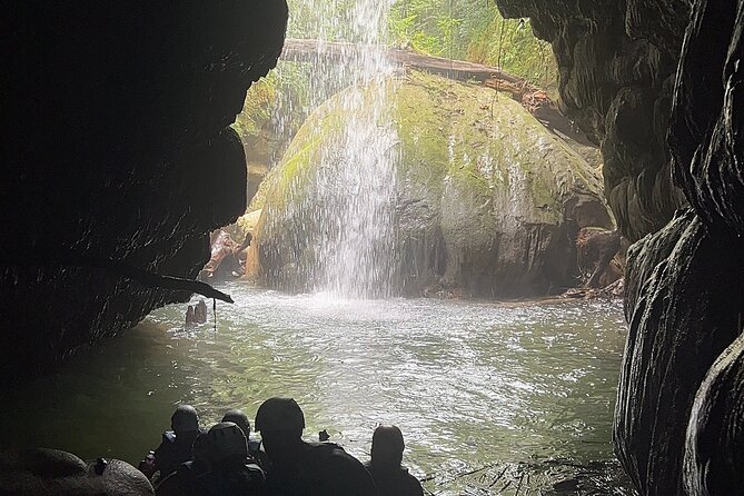 Puerto Rico Charco Azul Hiking Adventure - Three caves, a waterfall, and canyon cliffs