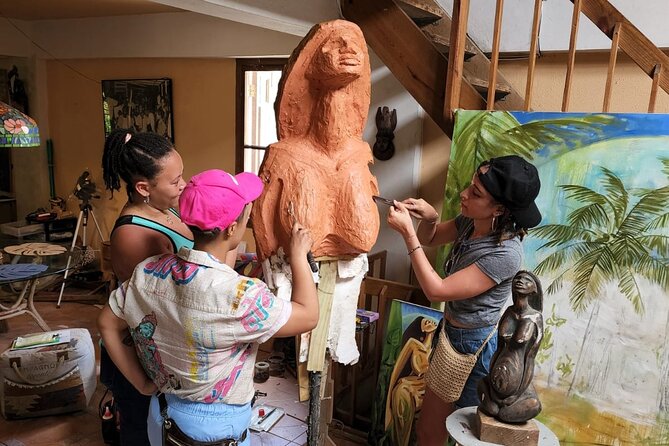 Puerto Rico: Lifestyle, Art, and Cultural Tour - Beachside painting at Terraplen La Posita de Piñones