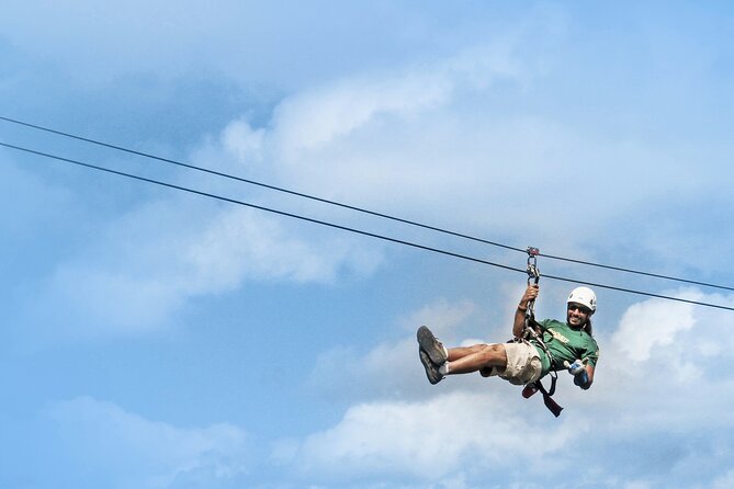 Puerto Rico Ziplining: High-Flying Adventure close to San Juan - Five ziplines, including the 1,000-foot run