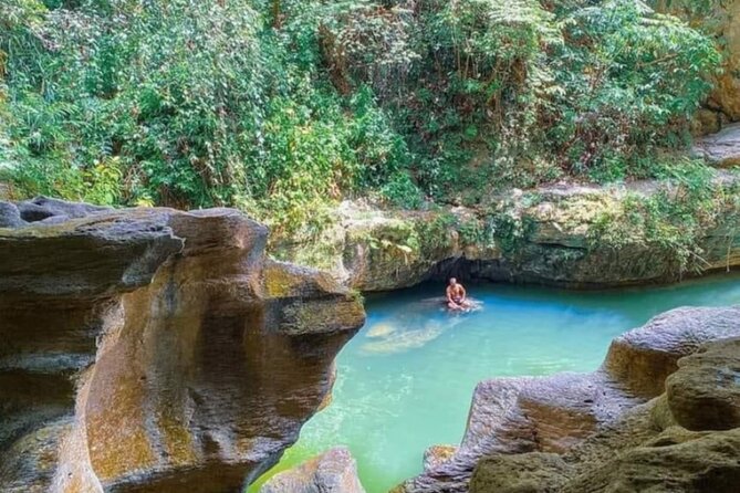 Rainforest Caves and Waterfalls Exploration with Transportation - Charco Azul, the blue pool near Vega Baja