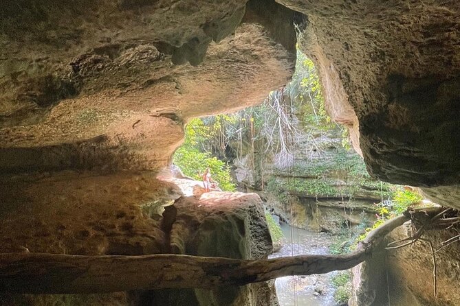 Rainforest Caves and Waterfalls Exploration with Transportation - The optional 30-foot jump