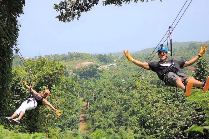 Rainforest Zipline in Foothills of the National Rainforest - Lines one through three: learning without too much pressure