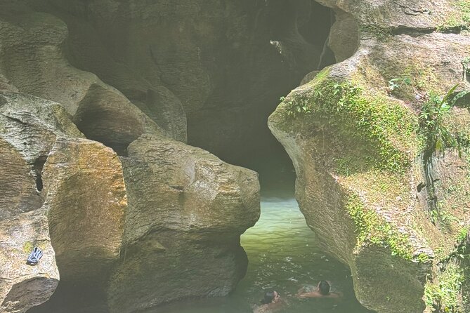 River Cave Swimming with TRANSPORTATION - Relaxed swimming or optional rock jumps