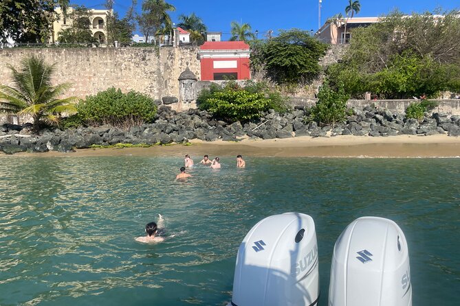 San Juan Bay Private Tour with Drinks and Tapas: 4+ people - Sunset timing and the chance to swim