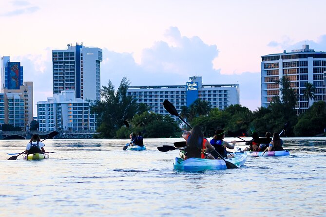 San Juan Glow Kayak Tour + Salsa Experience @ Condado Beach - The move from water to beach