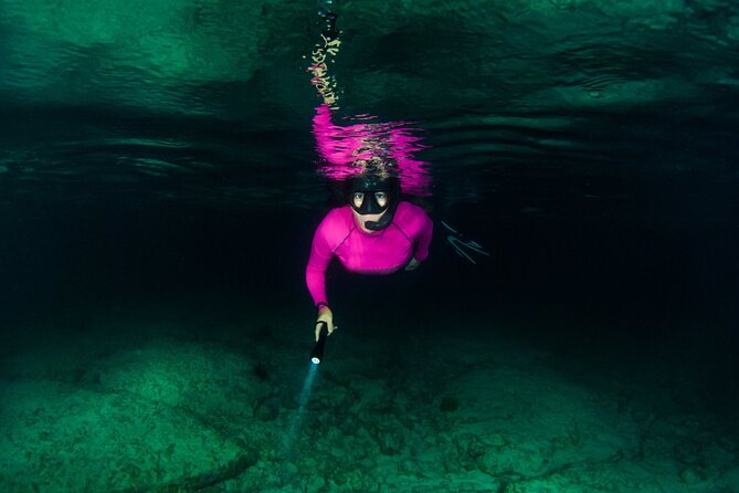 San Juan LED Night Snorkel - Getting ready for the first night swim