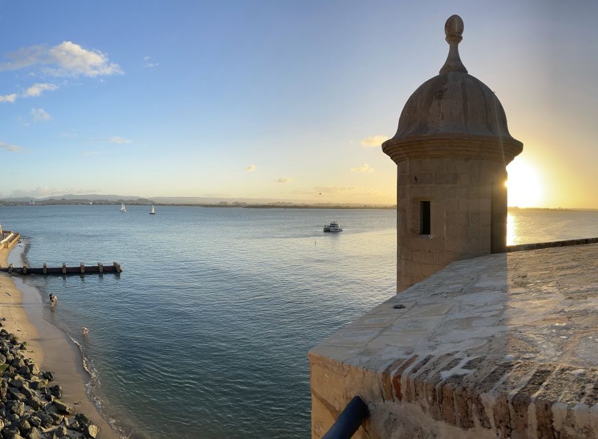 San Juan: Old Town Sunset Walking Tour - El Morro from the outside at sunset