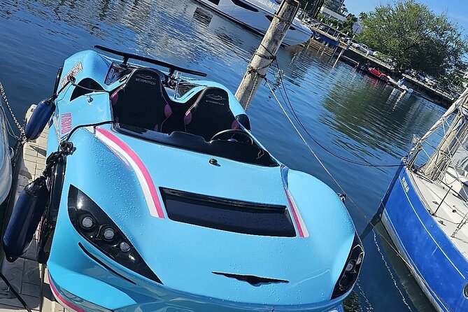 San Juan PR Watersports Car Rental Blue McLaren - Starting at San Juan Bay Marina