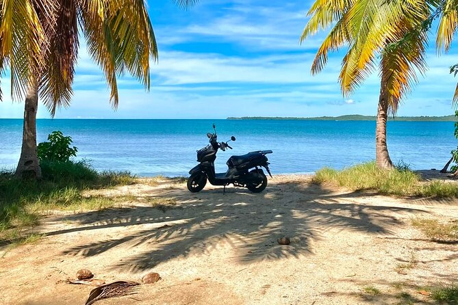 Scooter Rental San Juan Puerto Rico - Eating by the water in Piñones