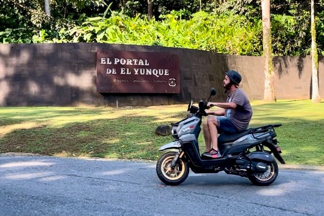 Scooter Rental San Juan Puerto Rico - A relaxed finish at Playa Luquillo