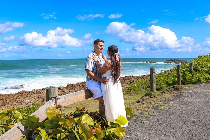 Stunning Private Beach Photoshoot in Puerto Rico's Hidden Gem - Moving through the beach backdrops