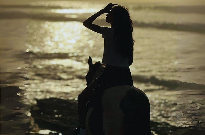 Sunset Horseback Ride by the Beach in Aguadilla, Puerto Rico - Punta Borinquen Beach at sunset