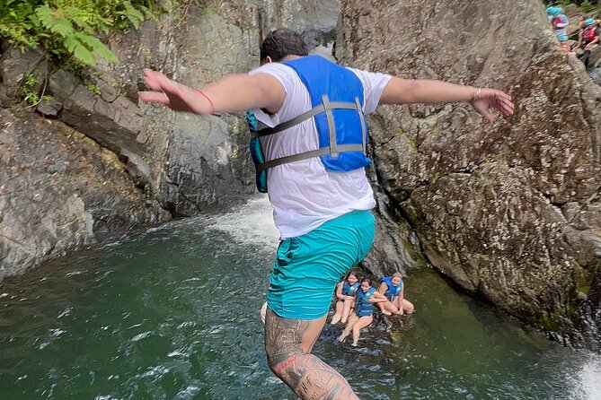 The Best El Yunque Adventure - Transport Included - Two waterfalls, natural slides, and a rope swing