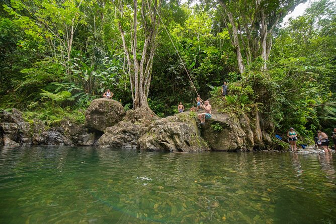 Top Rated El Yunque Rainforest & Waterslide – SmallGroup Tour - The second water stop and natural rock slide